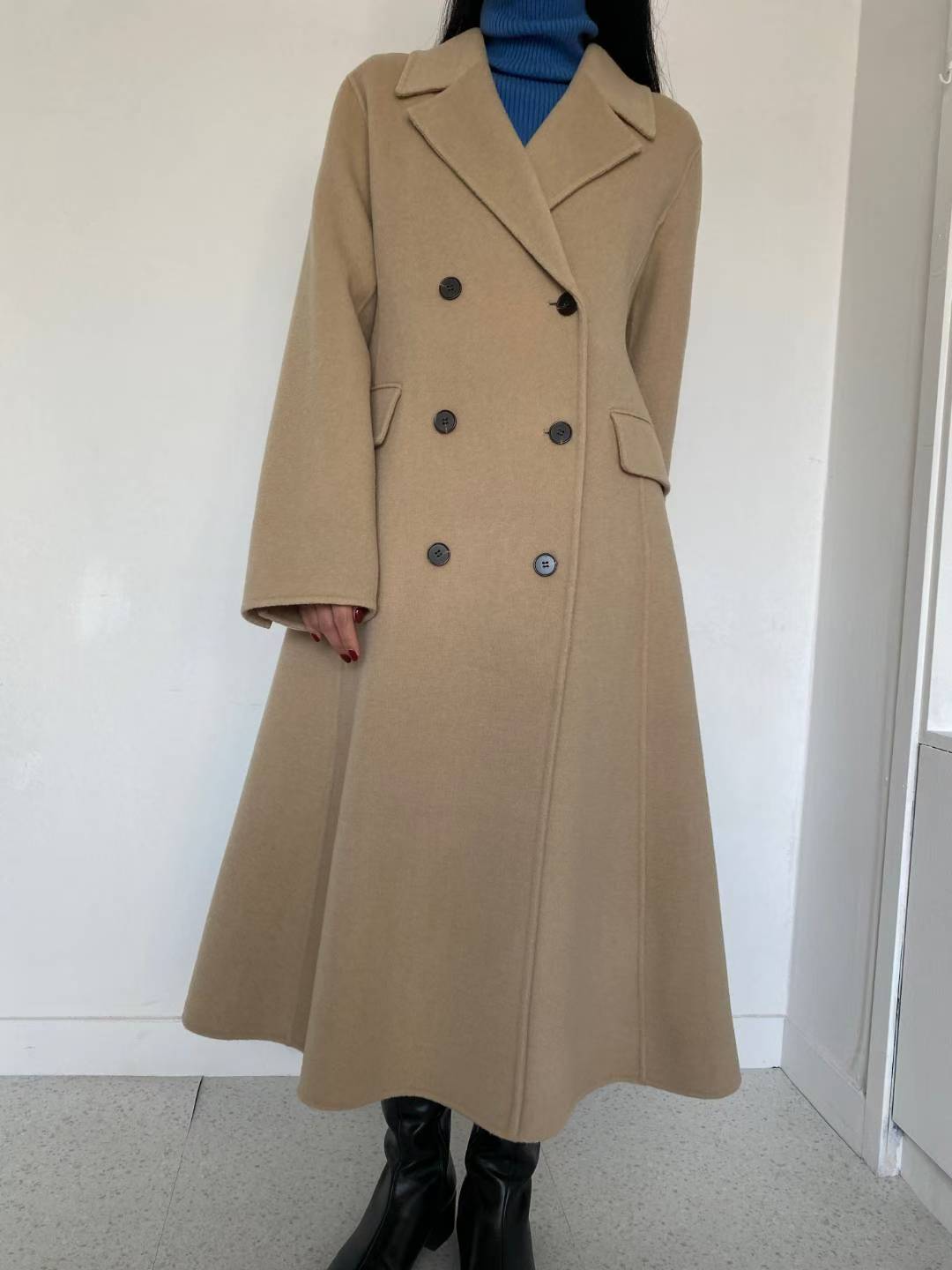 經典雙排扣大衣