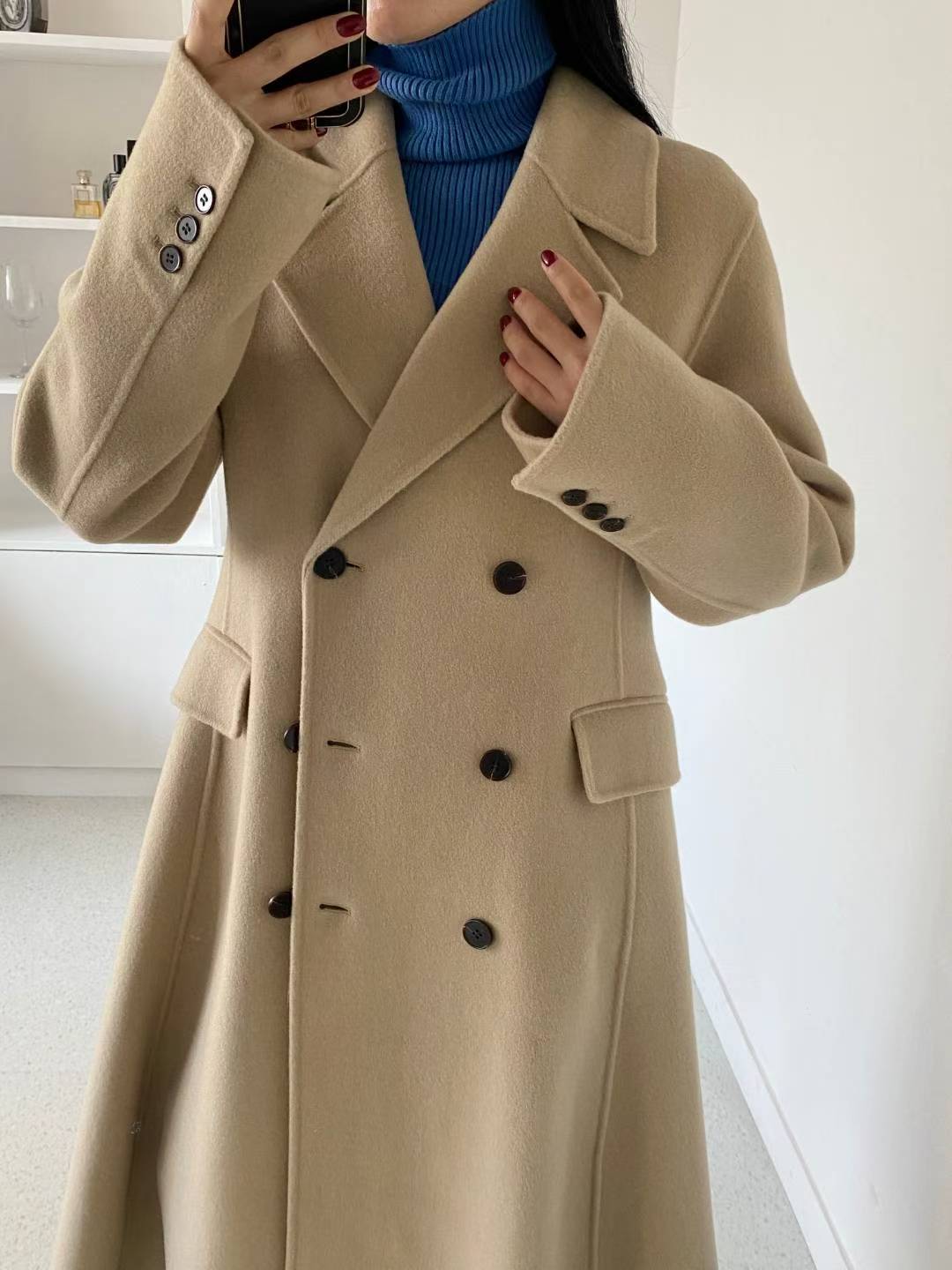 經典雙排扣大衣